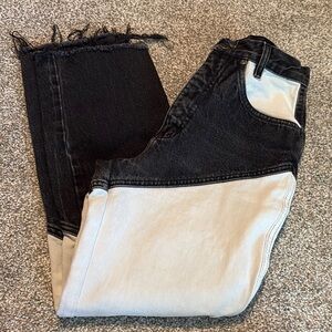 Vintage Black and White Quarter Horse Jeans